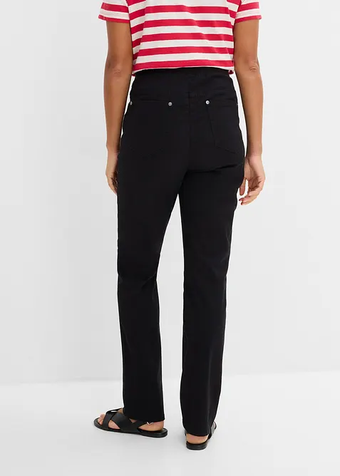 Treggings in twill di misto cotone elasticizzato, bonprix