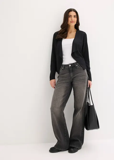 Blazer in jersey di misto viscosa, bonprix