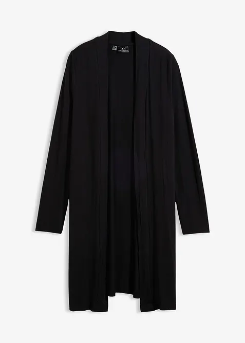 Cardigan lungo in morbido misto viscosa, bonprix