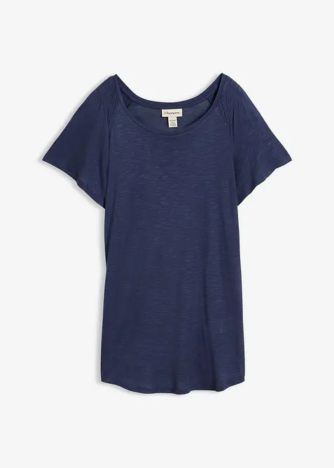 Maglia in filato fiammato con maniche ad aletta, bonprix