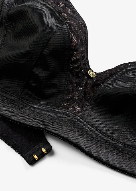 Bralette senza ferretto con pizzo delicato, bonprix