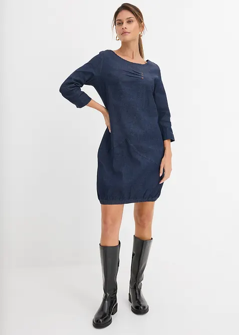 Abito di jeans elasticizzato, bonprix