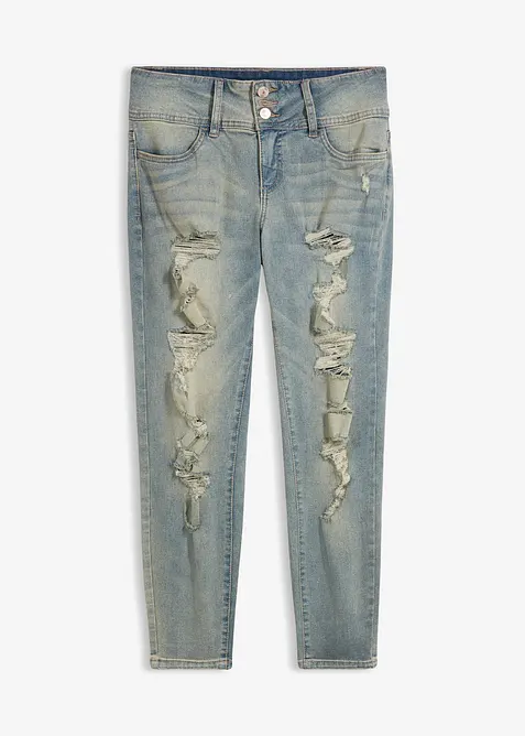 Jeans skinny elasticizzati, vita alta, bonprix