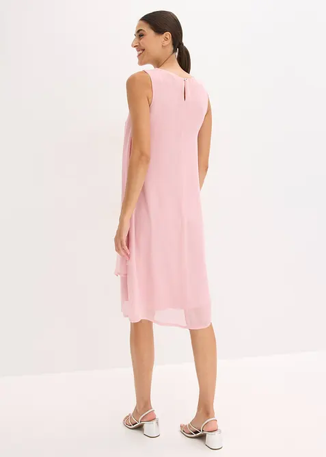 Abito in chiffon con applicazione di strass, bonprix