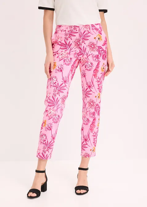 Pantaloni cropped elasticizzati, bonprix