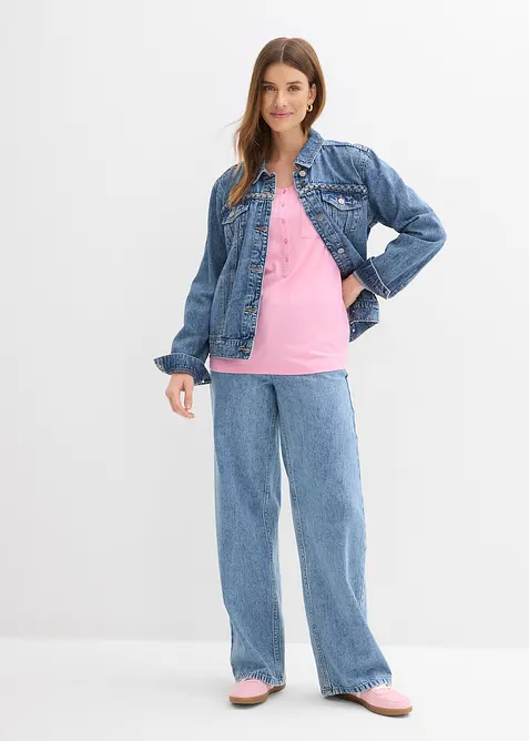 T-shirt con bottoni, bonprix