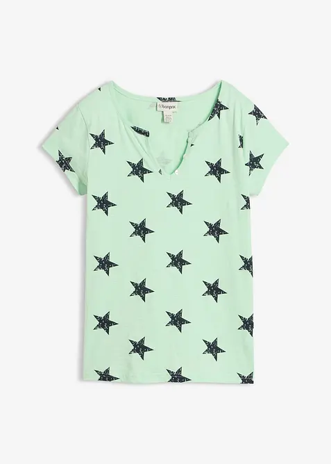 Maglia con stelle in puro cotone, bonprix
