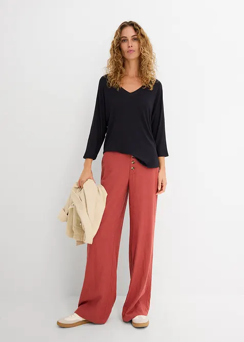 Maglia in misto viscosa fluente, bonprix