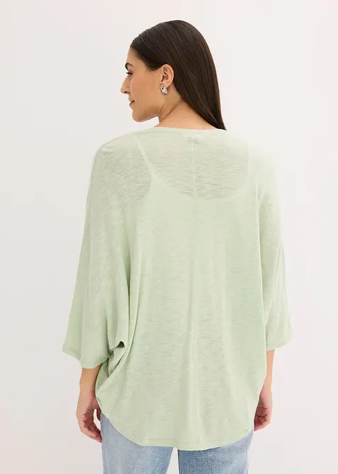 Cardigan in filato fine di puro cotone, bonprix