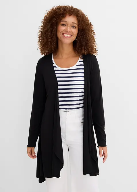 Cardigan in misto viscosa morbido, bonprix