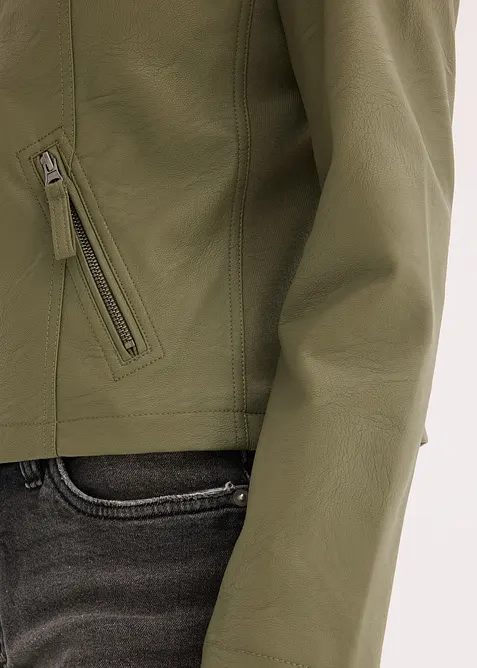 Giacca in similpelle di pura viscosa, bonprix