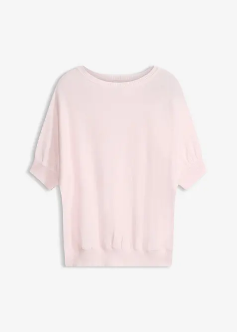 Maglione in filato fine di misto cotone, bonprix