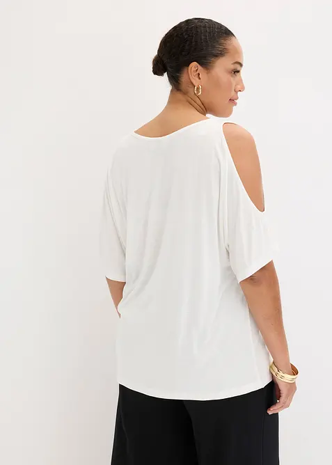 Maglia con cut-out in viscosa, bonprix