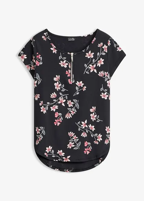 Maglia oversize in misto cotone, bonprix