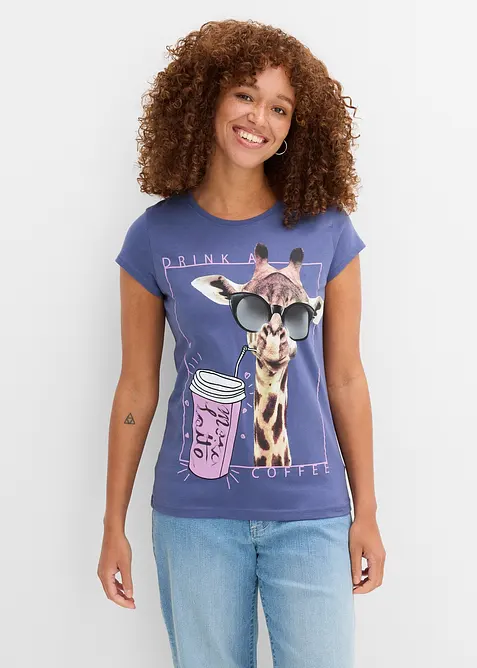 T-shirt in puro cotone, bonprix