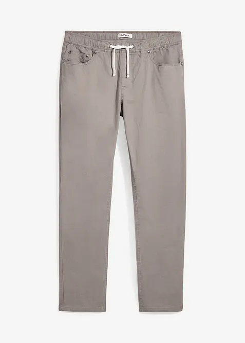 Pantaloni elasticizzati con elastico in vita regular fit, straight, bonprix