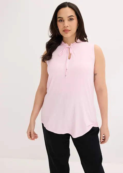 Top in misto viscosa, bonprix