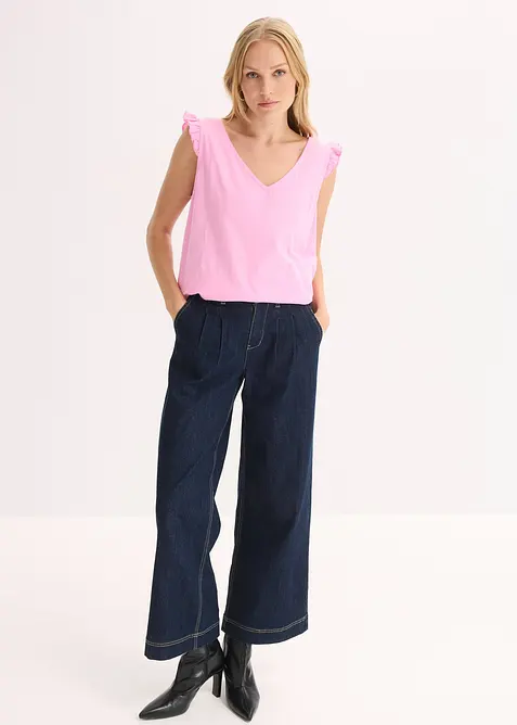 Top in puro cotone biologico, bonprix