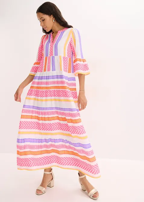 Abito lungo in viscosa fluente, bonprix