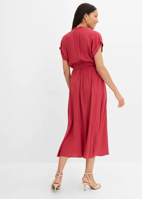 Abito chemisier in viscosa fluida, bonprix