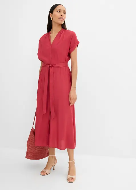 Abito chemisier in viscosa fluida, bonprix