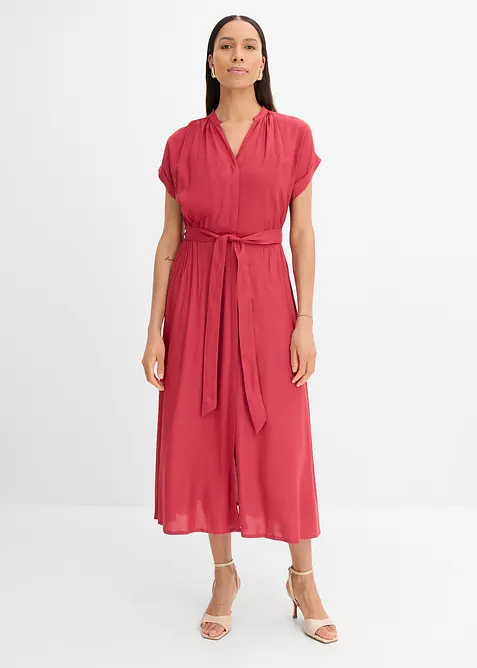 Abito chemisier in viscosa fluida, bonprix