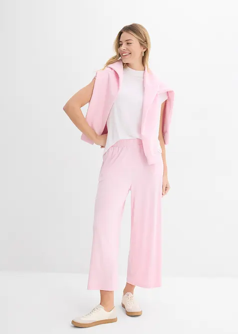 Pantaloni culotte in viscosa fluente, bonprix