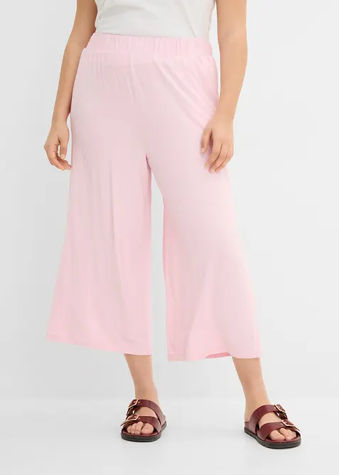 Pantaloni culotte in viscosa fluente, bonprix