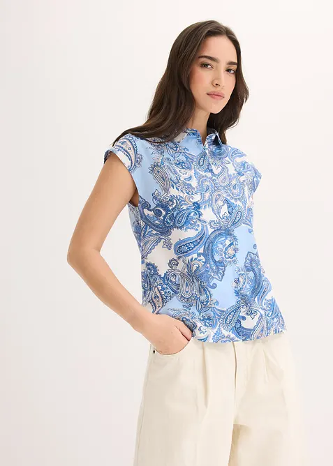 Camicetta fantasia in viscosa fluida, bonprix