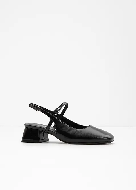 D&eacute;collet&eacute; slingback con cinturini, bonprix