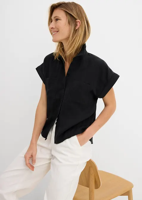 Camicetta in misto lyocell fluido, bonprix