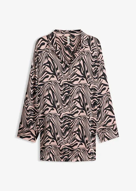 Camicia da notte in raso tessuto, bonprix