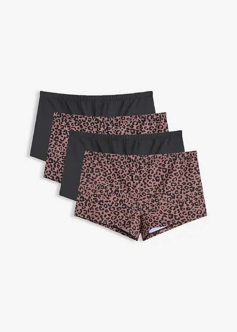 Boxer aderenti in microfibra liscia (pacco da 4), bonprix