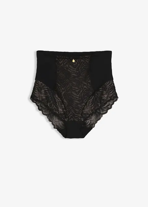 Culotte con pizzo ad effetto modellante medio, bonprix