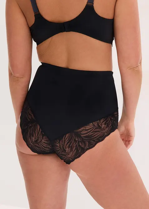 Culotte con pizzo ad effetto modellante medio, bonprix