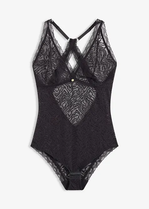 Body senza ferretto con pizzo fine, bonprix