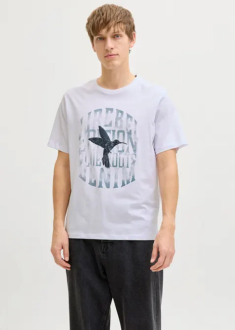 T-shirt JJ REBEL in puro cotone, JJ REBEL