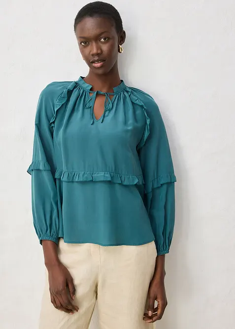 Tunica in misto seta, bonprix