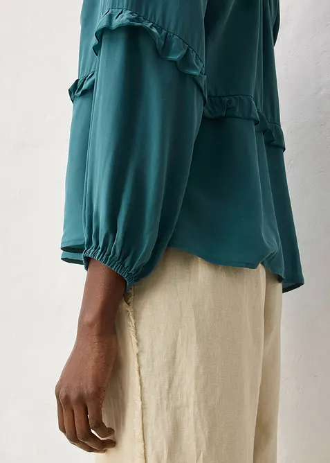 Tunica in misto seta, bonprix