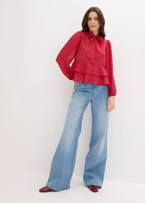 Camicetta con fiocco, bonprix