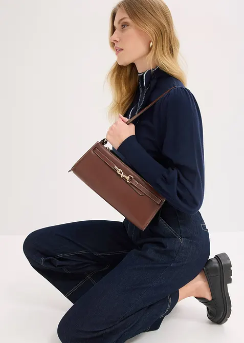 Borsa a tracolla con moschettone, bonprix