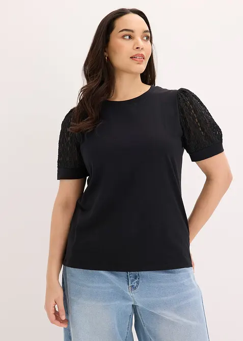 Maglia in misto cotone, bonprix