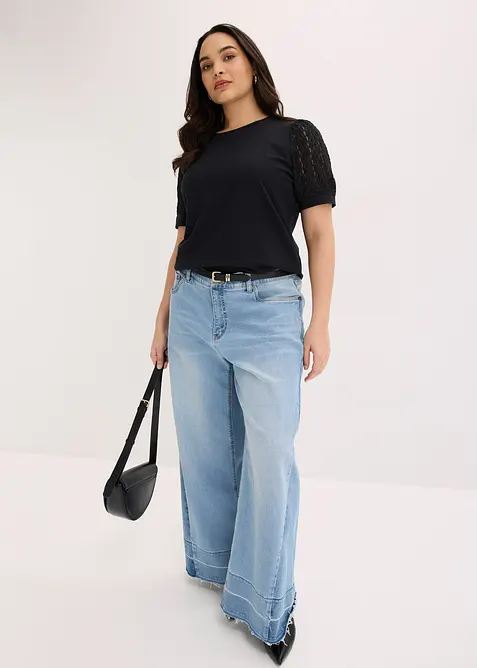 Maglia in misto cotone, bonprix