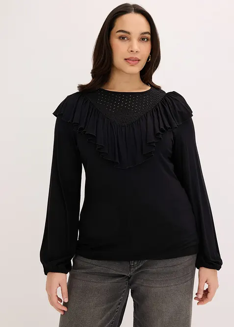 Maglia in misto viscosa, bonprix