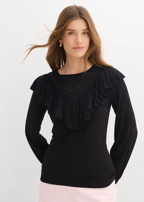 Maglia in misto viscosa, bonprix