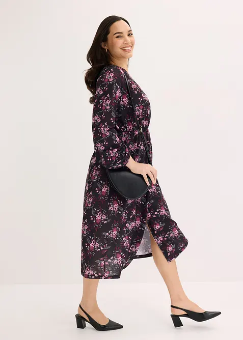 Abito in jersey con maniche a palloncino, bonprix