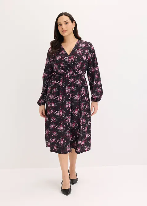 Abito in jersey con maniche a palloncino, bonprix