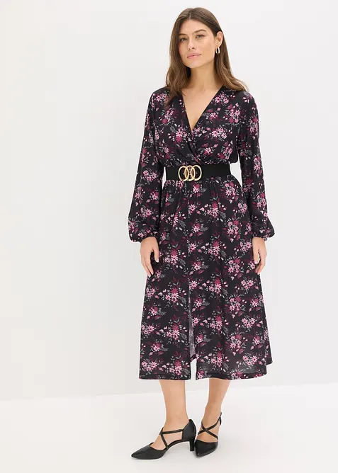 Abito in jersey con maniche a palloncino, bonprix