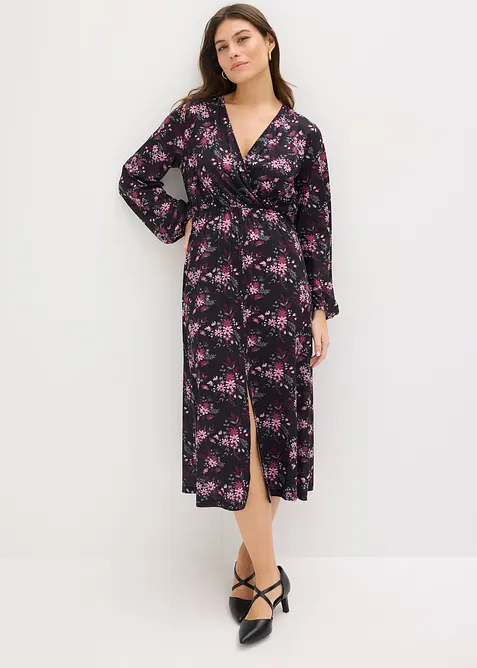 Abito in jersey con maniche a palloncino, bonprix