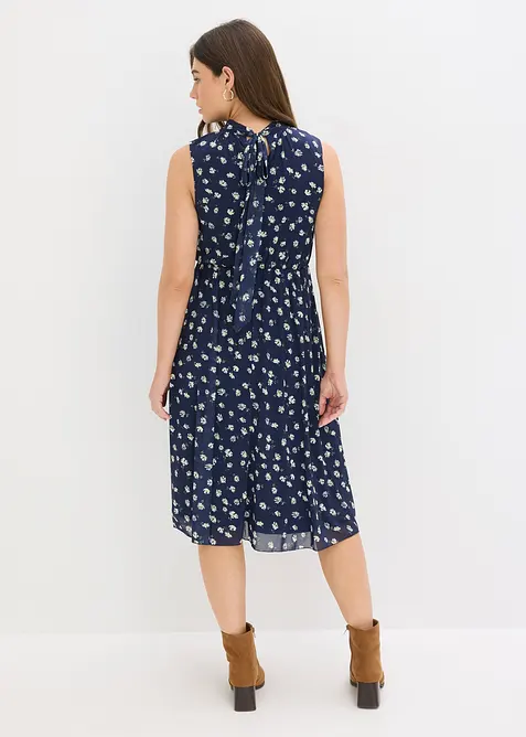 Abito in jersey e mesh fine, bonprix